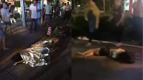 广州海珠区车祸